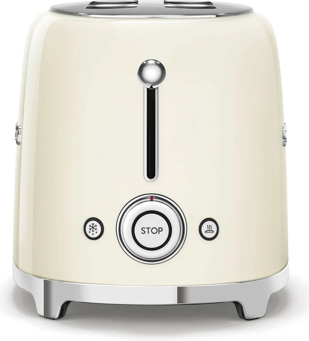Tostier Smeg TSF02CREU, 4 feta, 1500W, krem