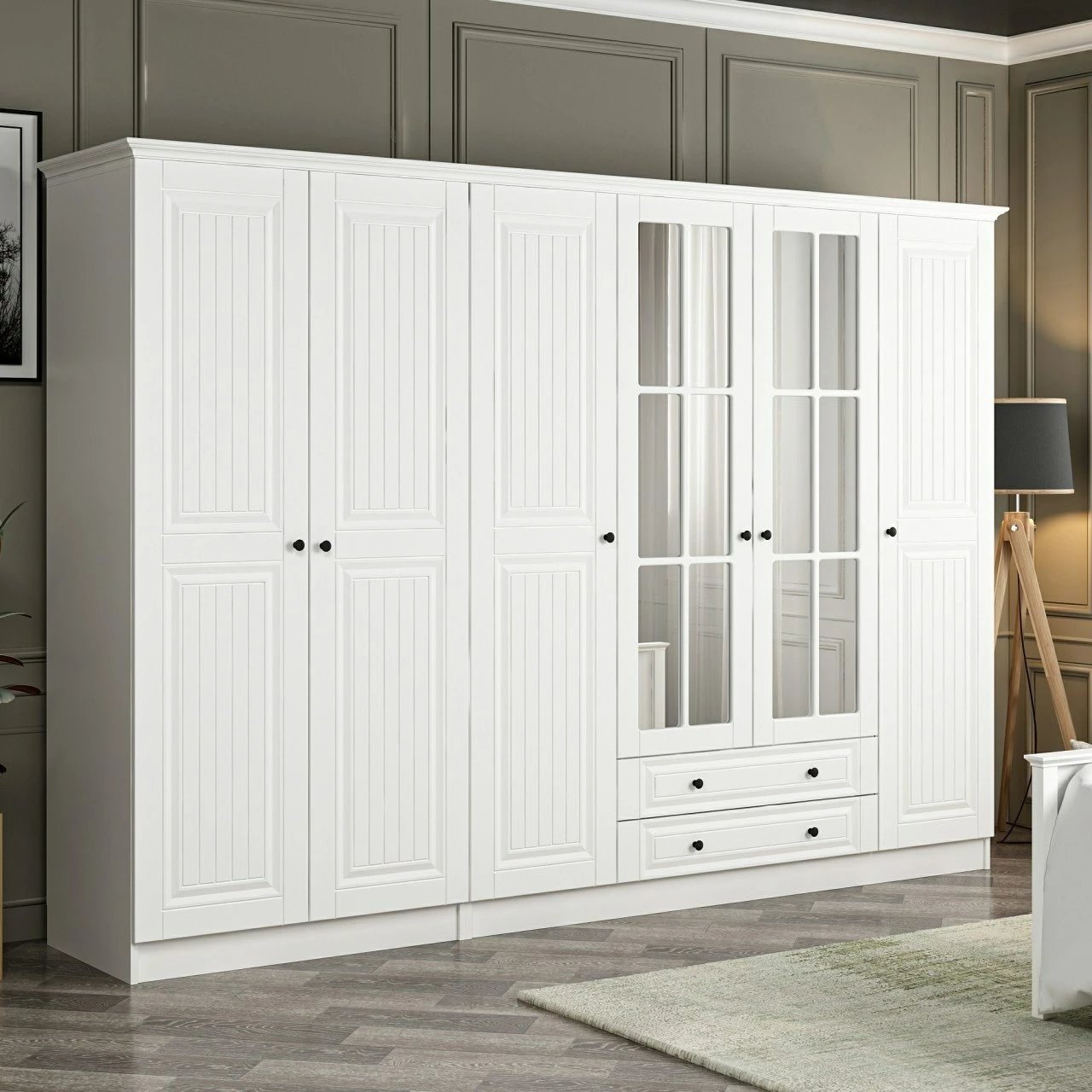 Dollap i bardhë për rroba, Skye Decor, 4019