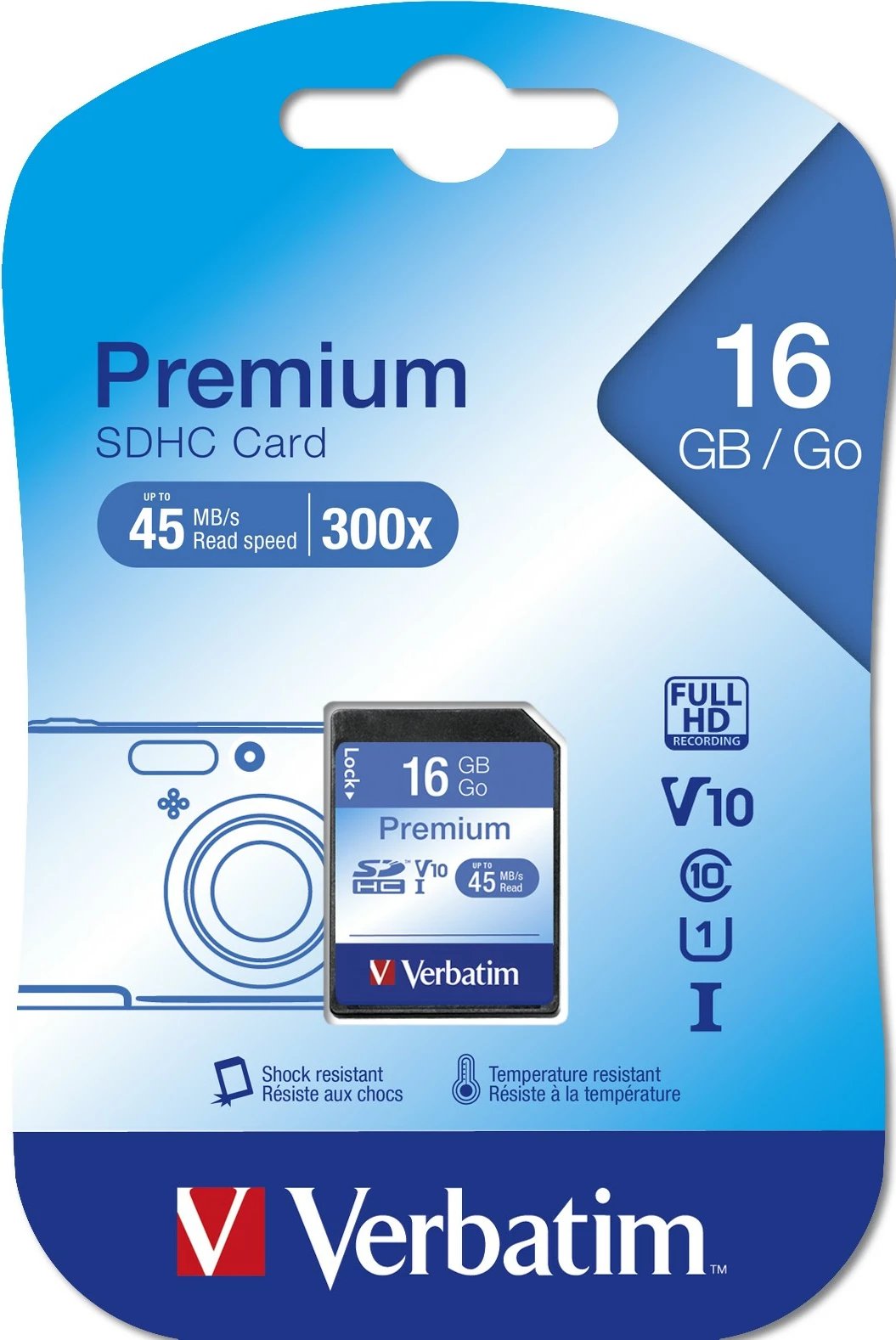SD kartelë Verbatim 16 GB SDHC Class 10