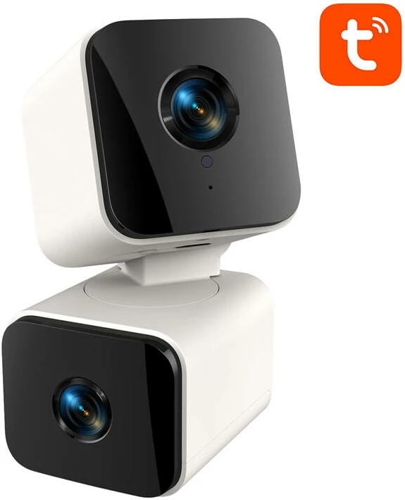 Kamerë smart WiFi Gosund PC12, 4MP, dy lente, rrotulluese, për brenda, Bardhë