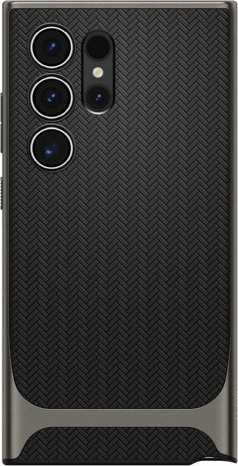 Mbështjellës Spigen Neo Hybrid për Samsung Galaxy S24 Ultra, Gri metalik