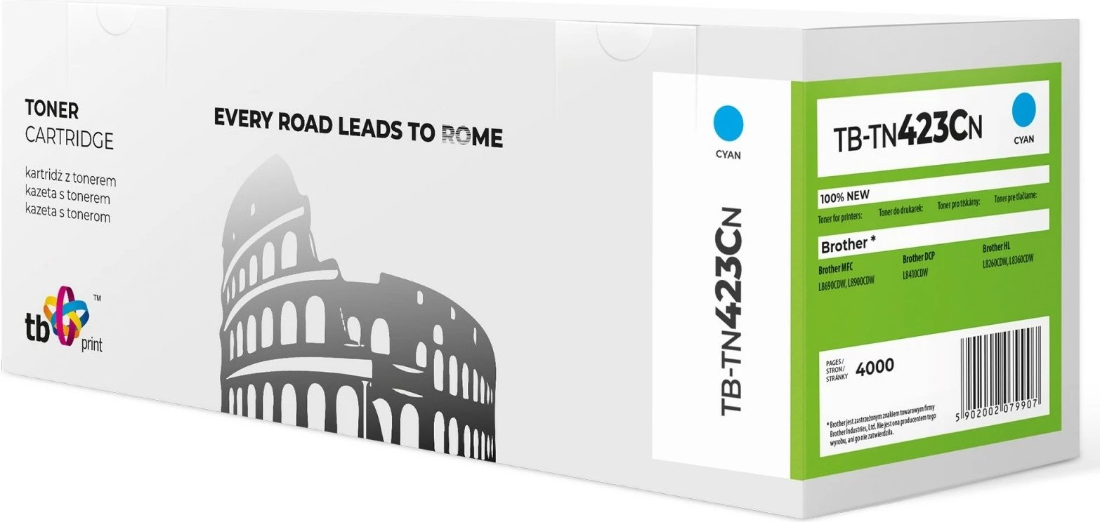 Toner TB Print TB-TN423CN për Brother, Cyan, 4000 faqe