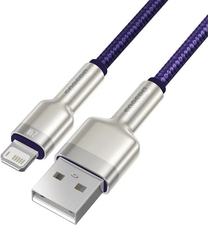Kabllo USB në Lightning Baseus CALJK-A05, 1m, vjollcë
