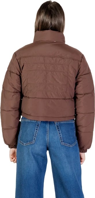 jakne Tommy Hilfiger Jeans femra, kafe