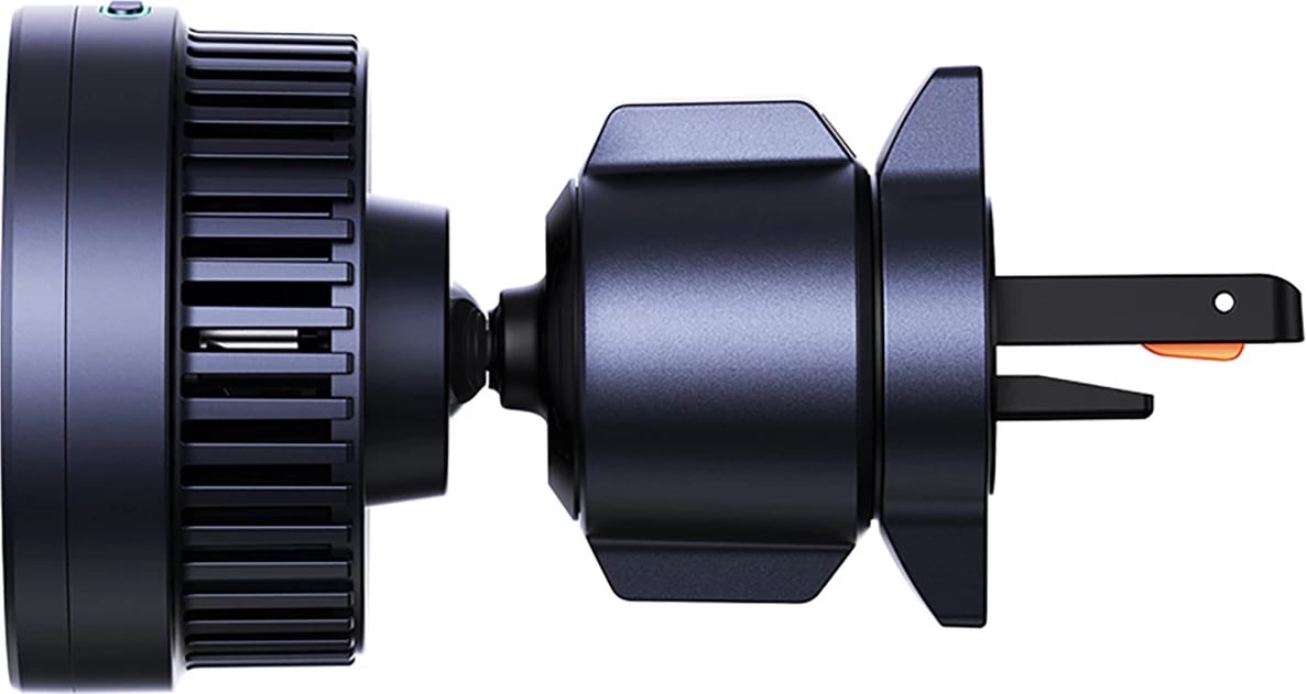 Mbajtës magnetik Baseus MagPro BS-CW04 me karikues wireless 15W, për ventilator të makinës, Zi