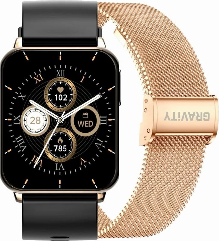 Smartwatch Gravity, rozë e zezë