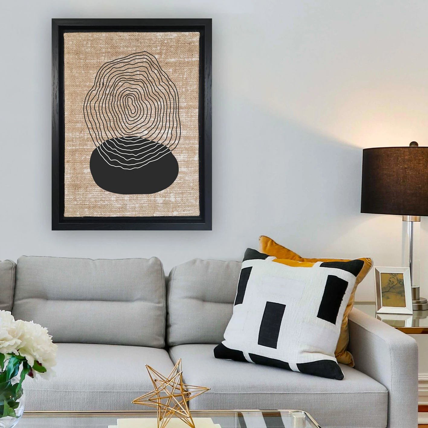 Pikturë dekorative në kanavacë, shumëngjyrëshe, Wallity LSJ817956383433 - 96136, 96x136cm