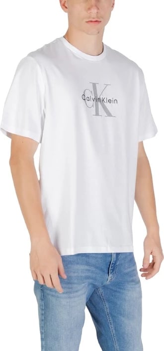 Maicë Calvin Klein Jeans për meshkuj, e bardhë