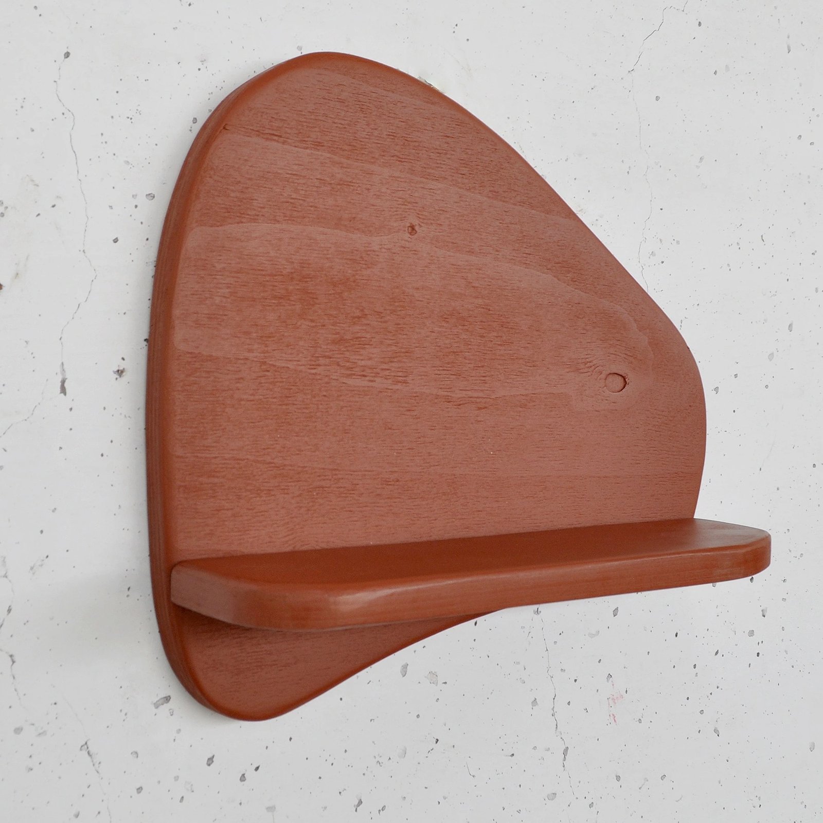 Raft dekorativ muri, dru i kuq, Skye Decor, Meh221, 35x32x11cm