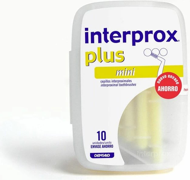 Cepëll për hapësira ndërdhëmbësh INTERPROX Plus Mini, 10 copë
