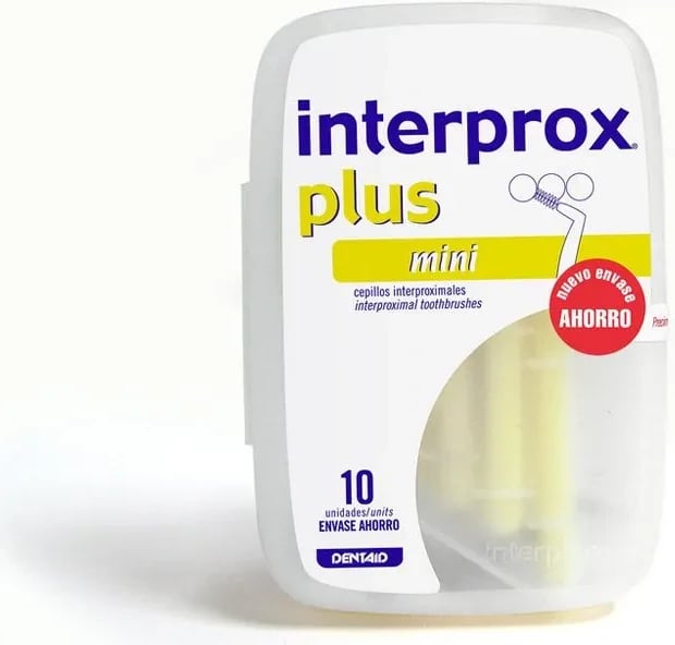Cepëll për hapësira ndërdhëmbësh INTERPROX Plus Mini, 10 copë