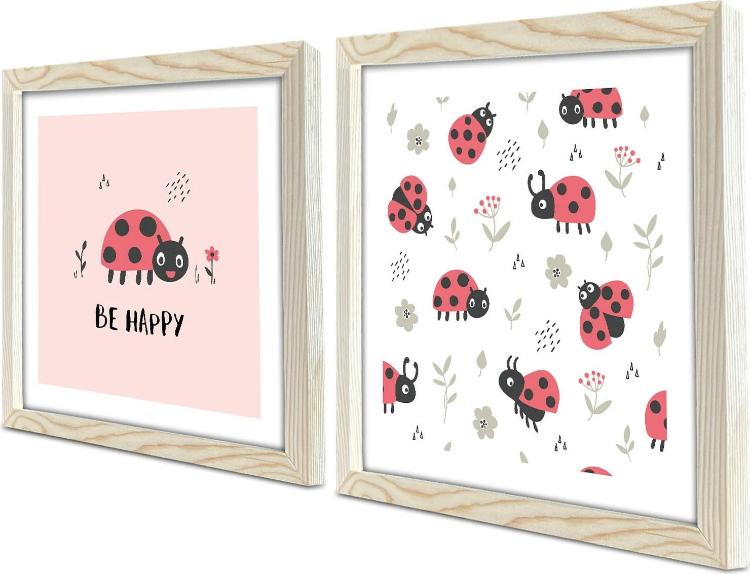 Pikturë dekorative me kornizë MDF (2 copë), Wallity, 2P3333KCT-008