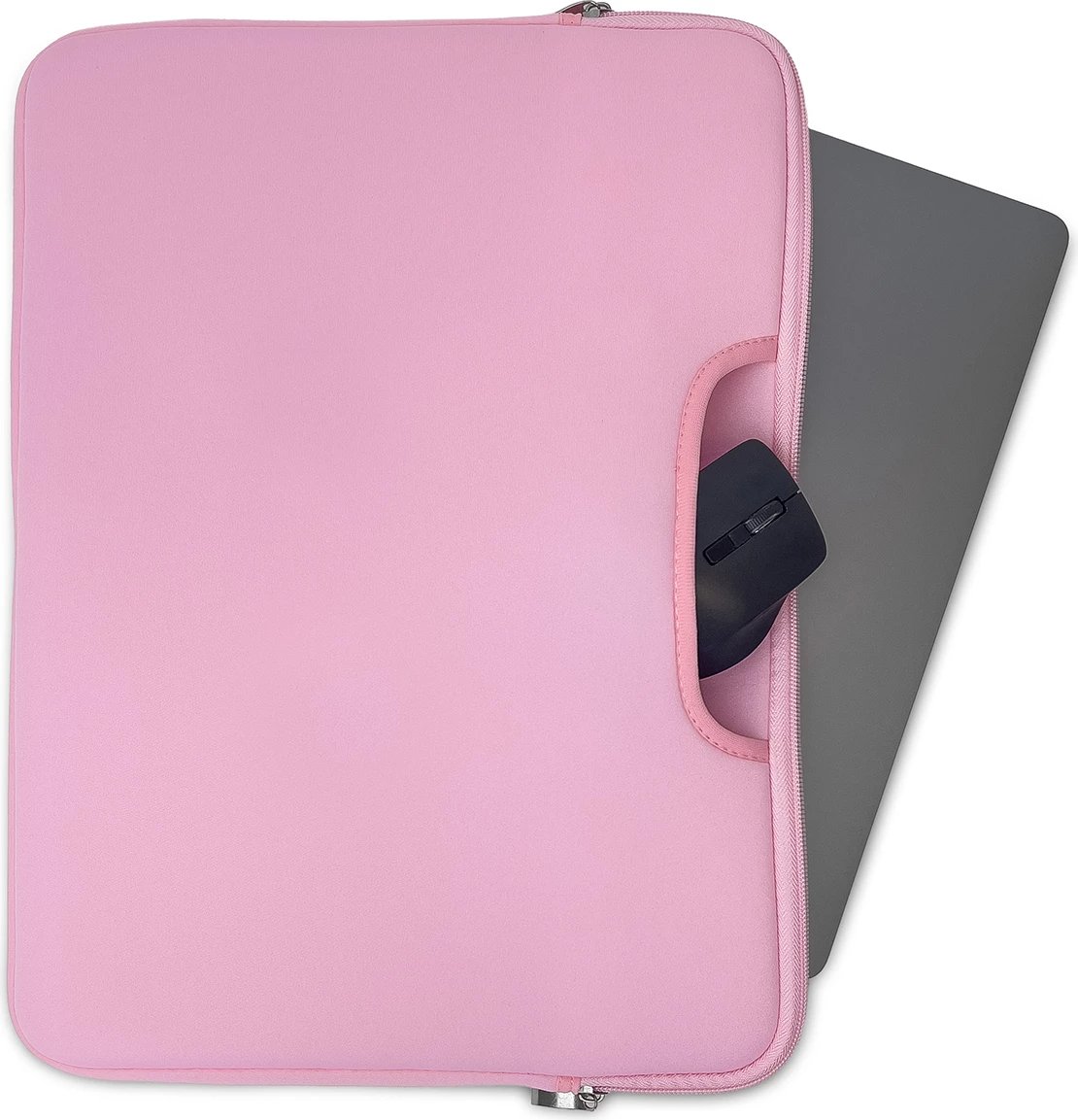 Çantë laptopi Hurtel universal 15.6 inç, neopren, rozë