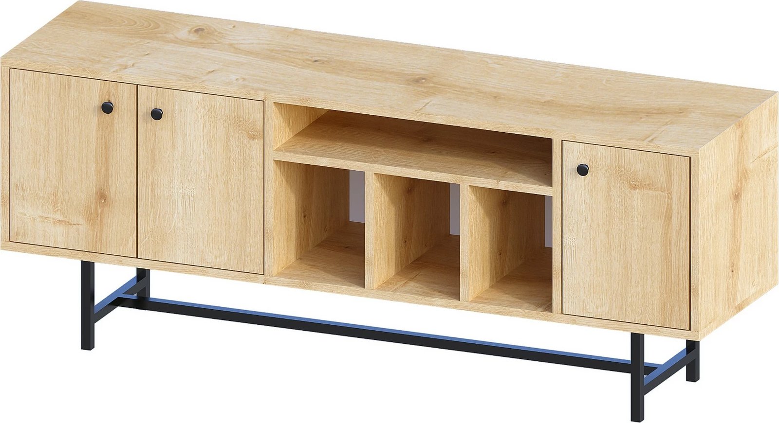 Komodë televizori, ngjyrë lisi Sapphire, Lucas