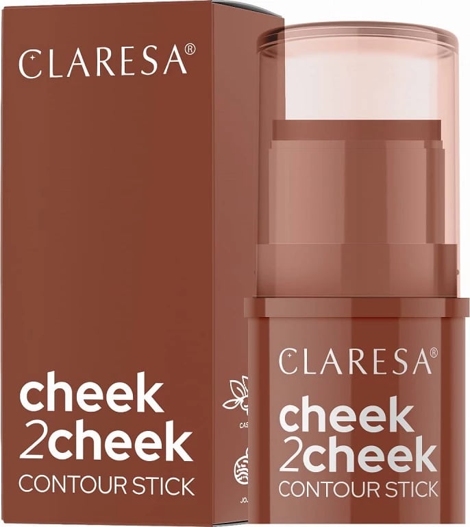 Bronzer në stick Claresa Cheek 2 Cheek 02 Milk Choco për femra, 5.5g