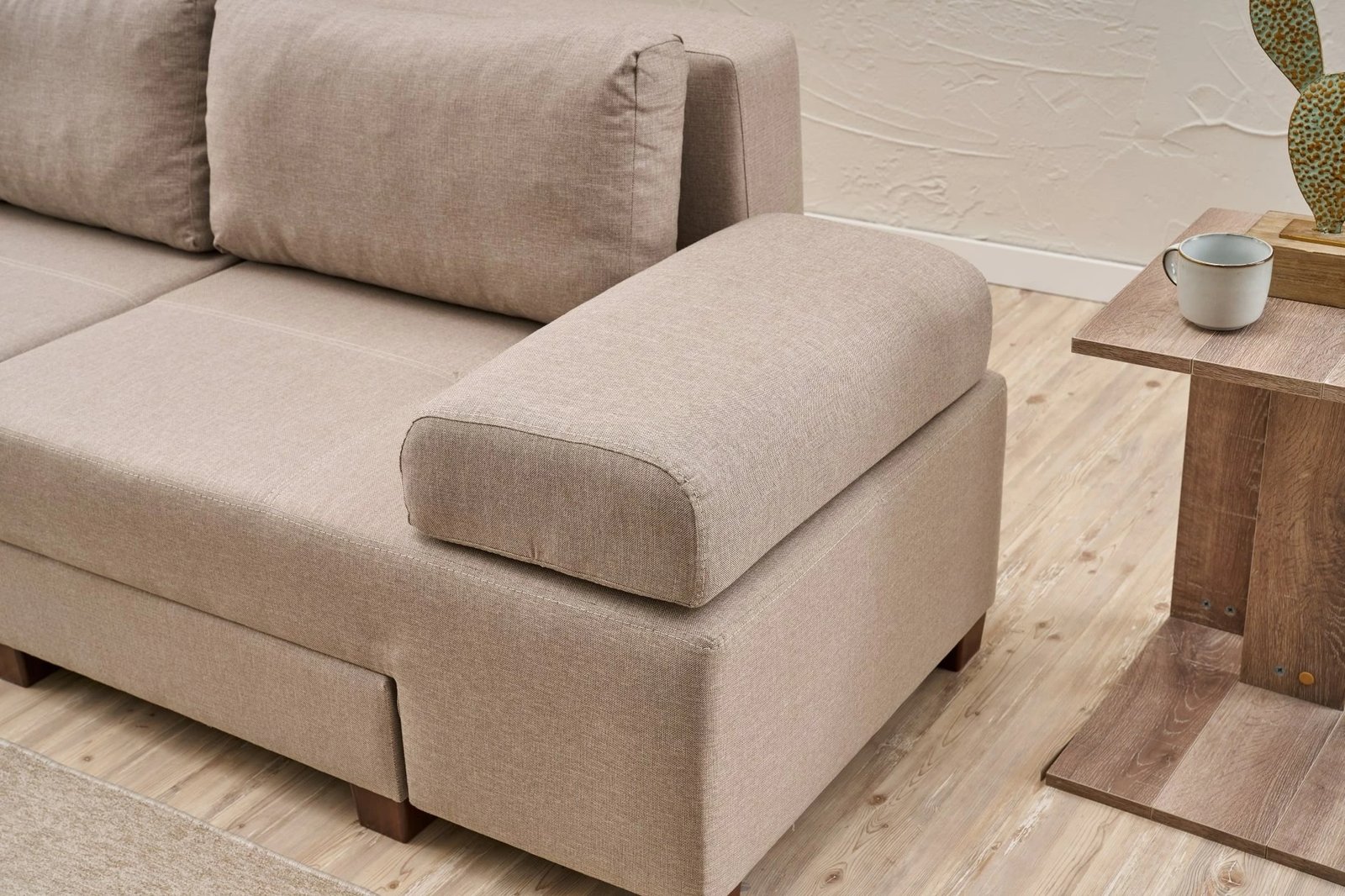 Divan-krevat 3 vendësh Atelier del Sofa, liri Perenna, krem