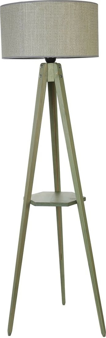 Llambë dyshemeje Opviq, 8840-4, metalike, ngjyrë e gjelbër dhe gri, 155cm