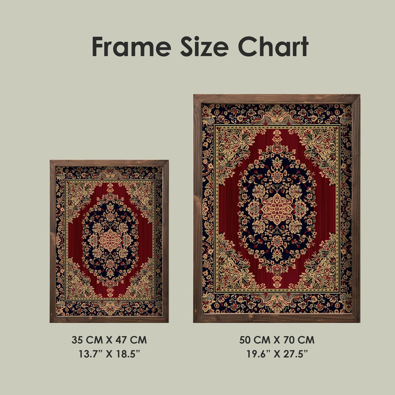 Pikturë dekorative me kornizë MDF, Wallity, TUN083-XL, shumëngjyrëshe, 50x70x3.5cm