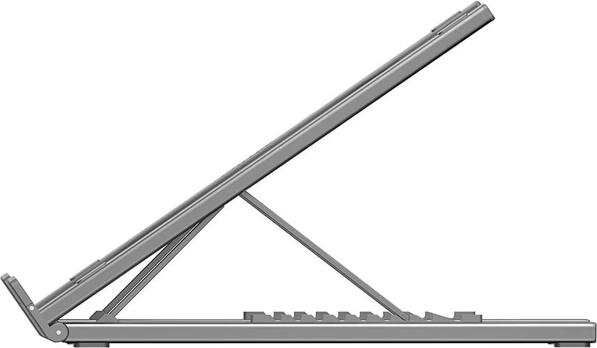 Qëndrim laptopi UNITEK D1137AGY01 me HUB, i rregullueshëm, argjend