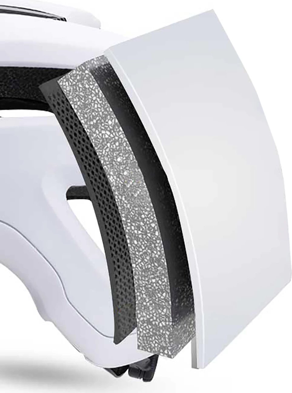 Helmetë biçiklete MTB, Wozinsky HT-001VCB, madhësi L (57-62 cm), e zezë dhe e bardhë