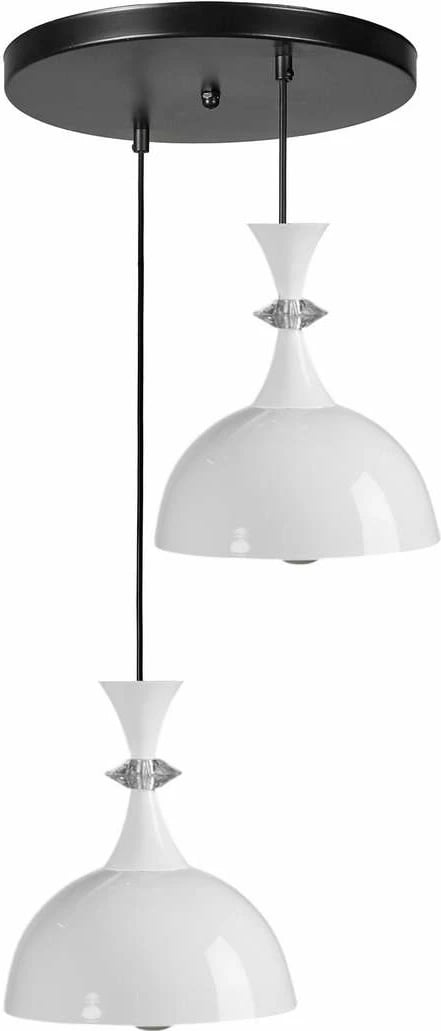 Llambë tavani Opviq, dy drita, e bardhë dhe e zezë, 9022-2