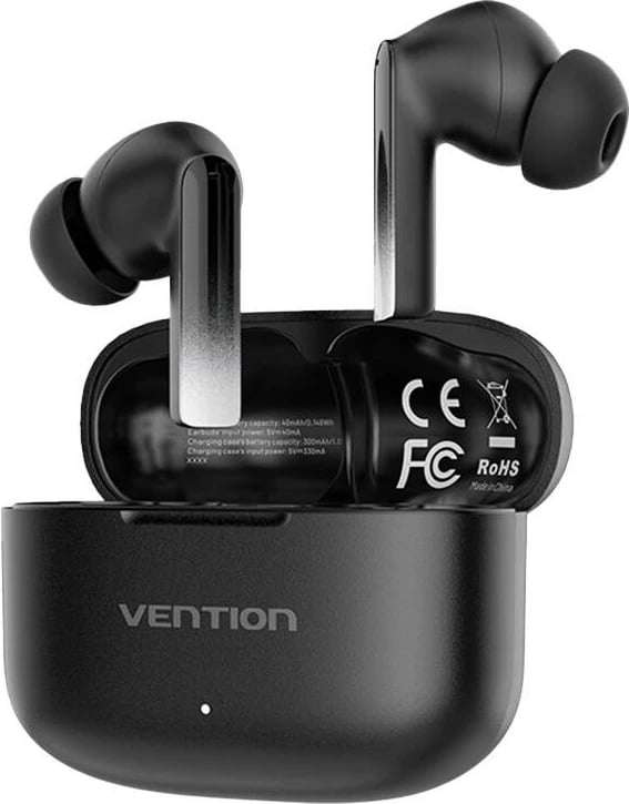 Kufje pa tela Vention NBIB0 Elf Earbuds E04, të zeza