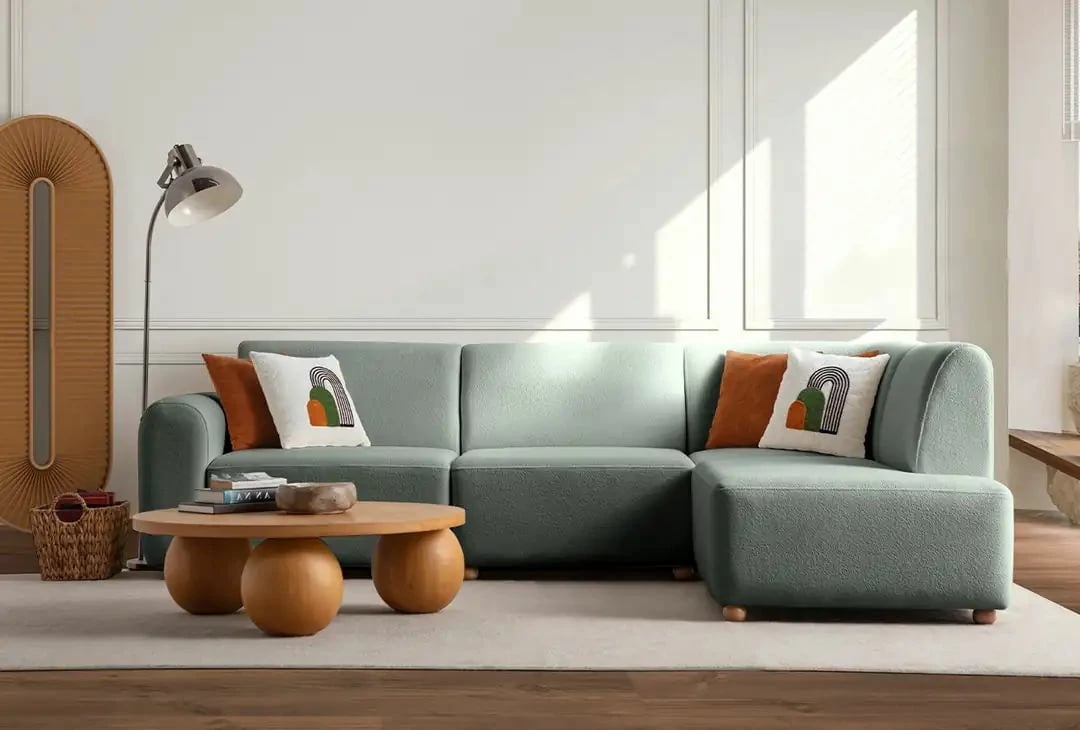 Këndare S-Loft, ngjyrë jeshile deti, Atelier del Sofa