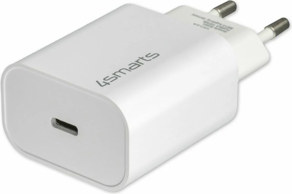 Karikues USB 4smarts 465575, 20W, i bardhë