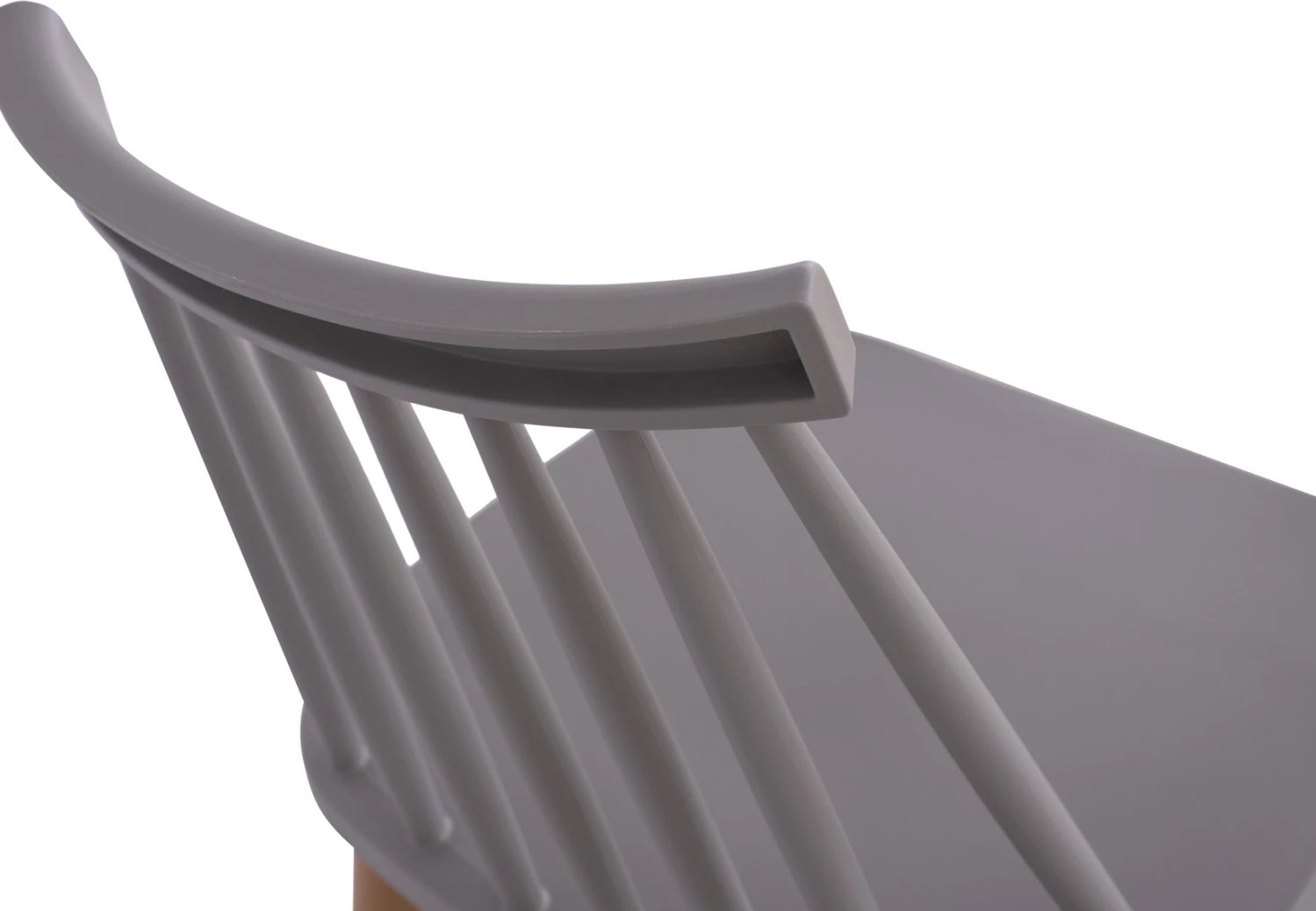 Karrige për ngrënie, FH8052.10 Vanessa, gri me këmbë metalike, 43x46,5x82cm, set prej 4 copash