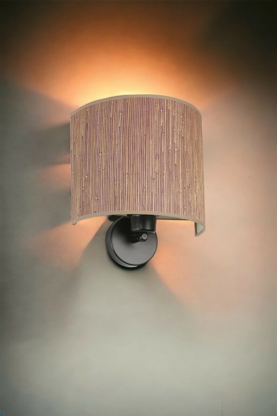 Llambë muri Opviq, 8853-6, ngjyrë druri, metal dhe bambu