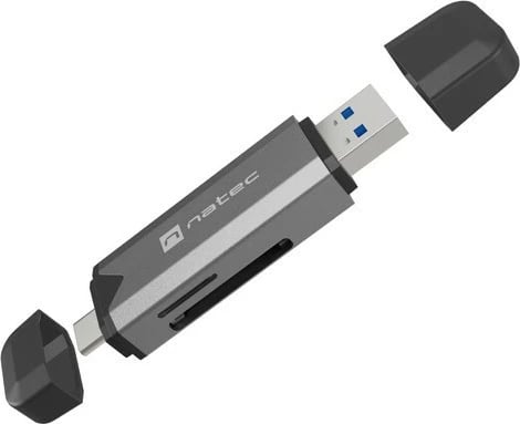 Lexues kartelash Natec Scarab 3, USB 3.1 Gen 1, USB A/C, i zi
