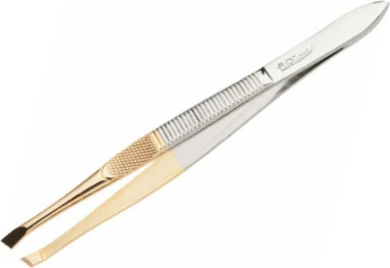 Pincetë për vetulla Eurostil Punta Dorada unisex, 8cm