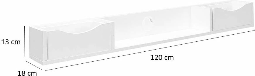 Raft muri Hanah Home, Cmu-902-Dd-1, i bardhë