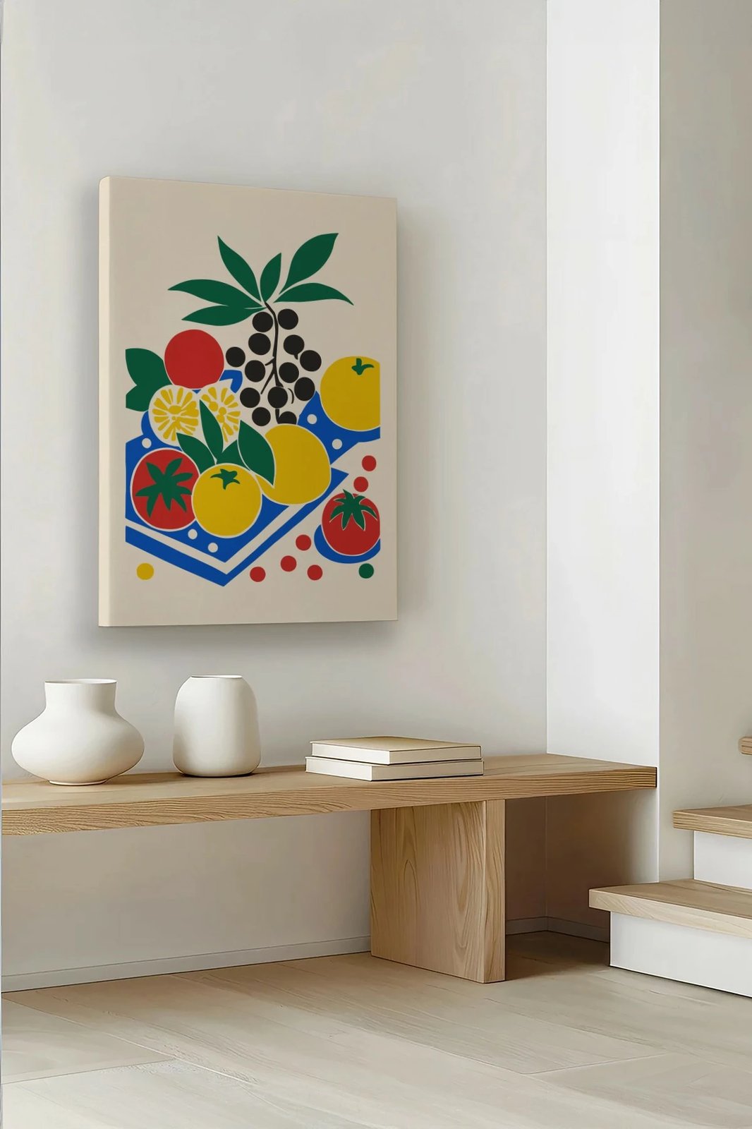 Pikturë dekorative në kanavacë, shumëngjyrëshe, Wallity, Ersysb012, 70x100cm