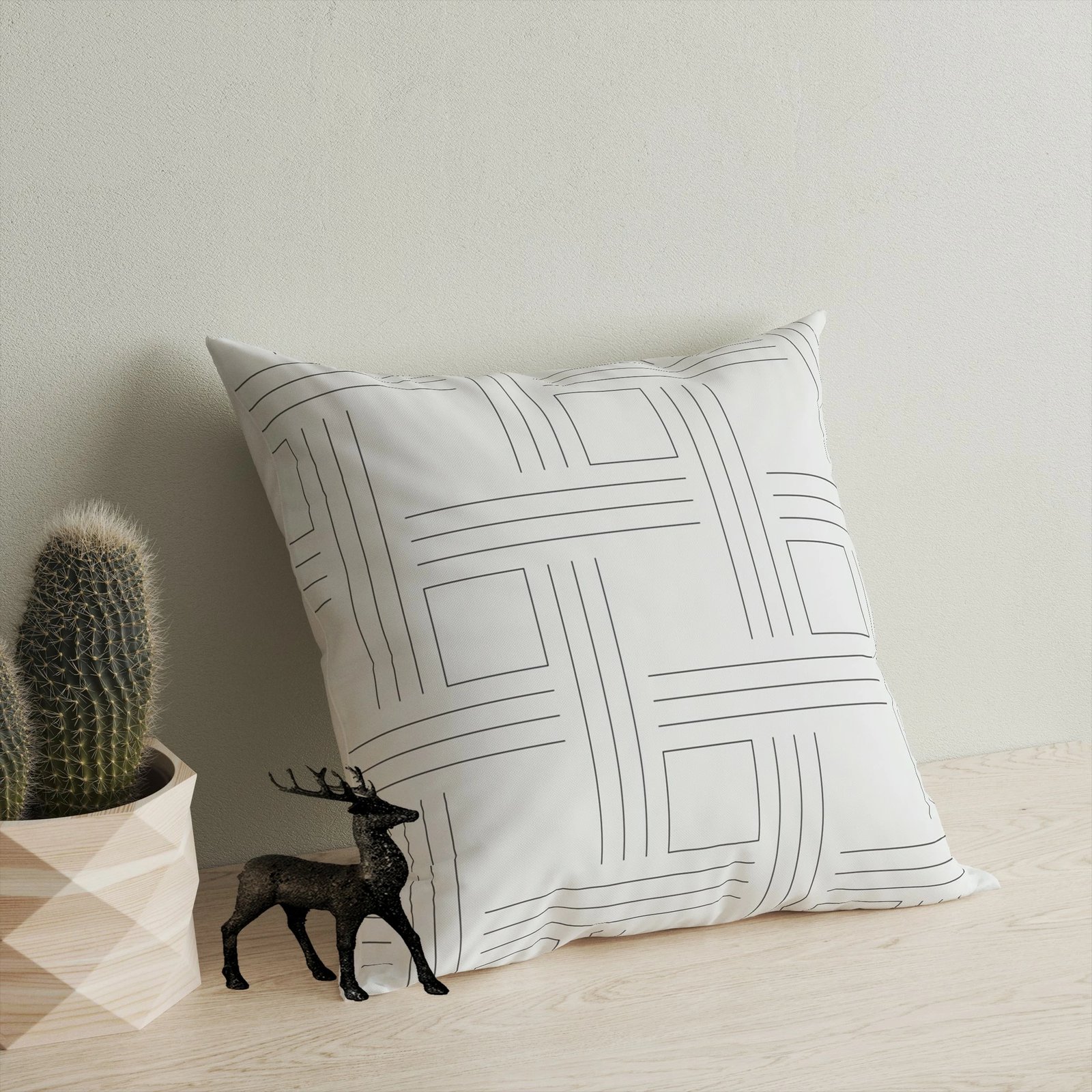 Jastëk dekorativ, shumëngjyrësh, Evila Originals, A11996, 43x43cm