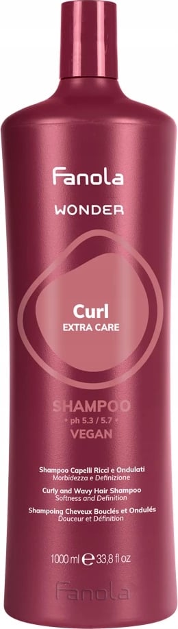 Shampon për femra Fanola Wonder Curl Extra Care, 1000ml