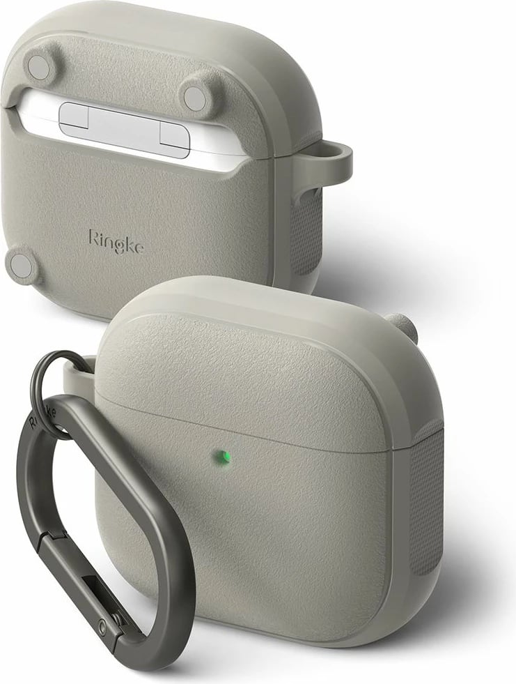 Mbështjellës Ringke Onyx MagSafe për AirPods 4, Gri