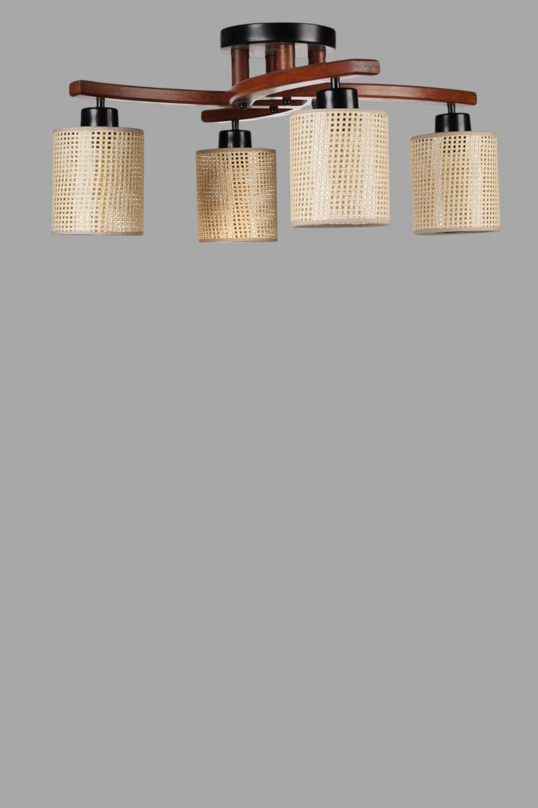 Llambadar Opviq, 9002-4, metalik, bezhë, arre, e zezë