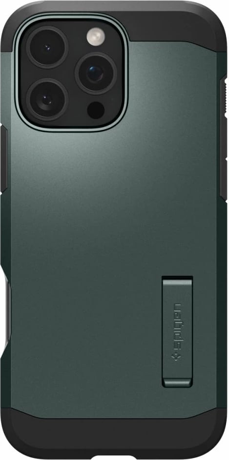 Mbështjellës Spigen Tough Armor Mag për iPhone 16 Pro, MagSafe, e gjelbërt