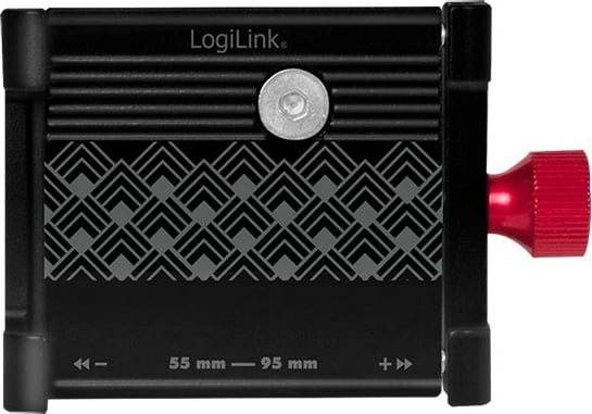 Mbështjellës LogiLink AA0146 për celular, rrotullim 360°, alumini, i zi/kuq
