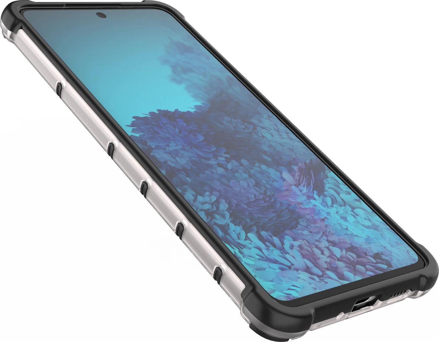 Mbështjellës Hurtel Honeycomb për Samsung Galaxy A73, i zi