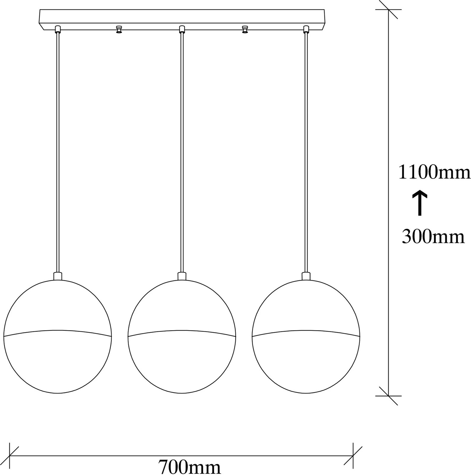 Llambadar Opviq, Bastos - 6161, ngjyrë vintage, trup metalik, kapak qelqi, 70x20cm, lartësi 111cm
