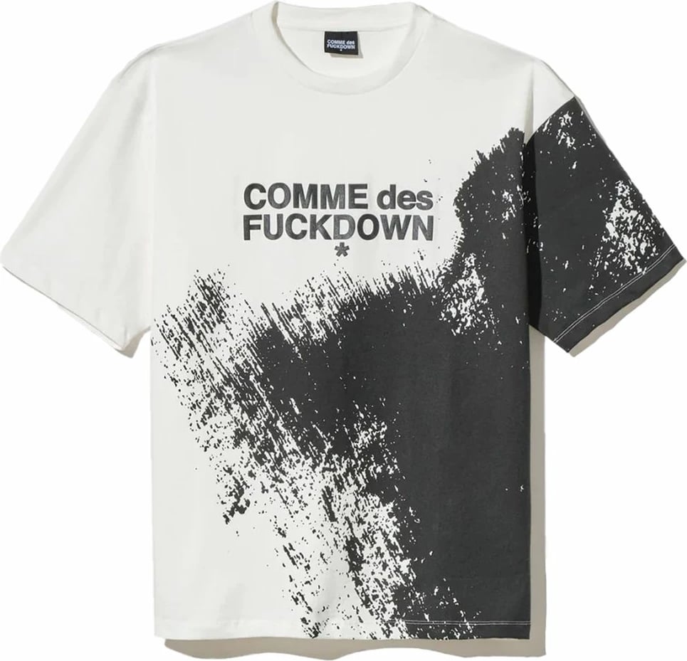 Maicë për meshkuj Comme Des Fuckdown, e bardhë