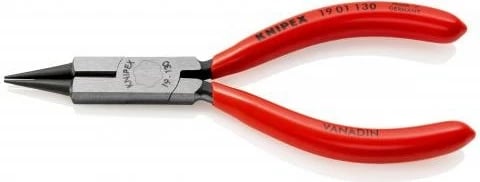 Pincerë Knipex Rundzange me dorezë plastike, 12mm, krom-vanadium, e kuqe