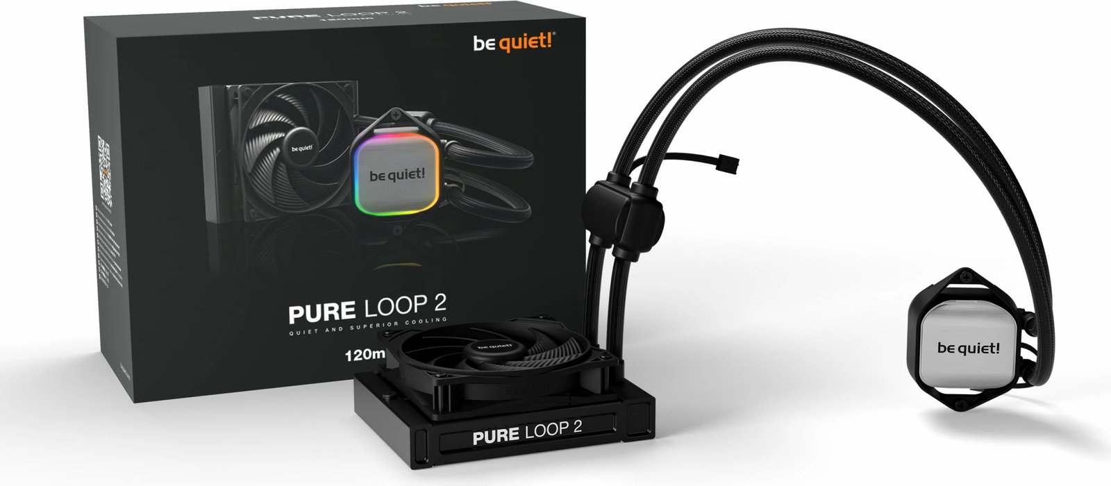 Ftohës uji be quiet! Pure Loop 2, 120mm, i zi