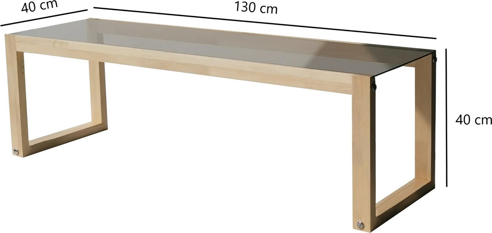 Komodë TV Hanah Home, Via, ngjyrë natyrale