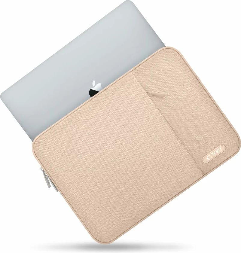 Mbështjellës laptopi Tech-Protect Sleeve, 13-14 inç, Bezhe