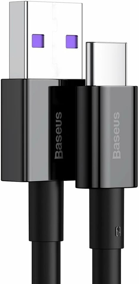 Kabllo Baseus Superior CATYS-A01, USB në USB-C, 2m, 66W, e zezë