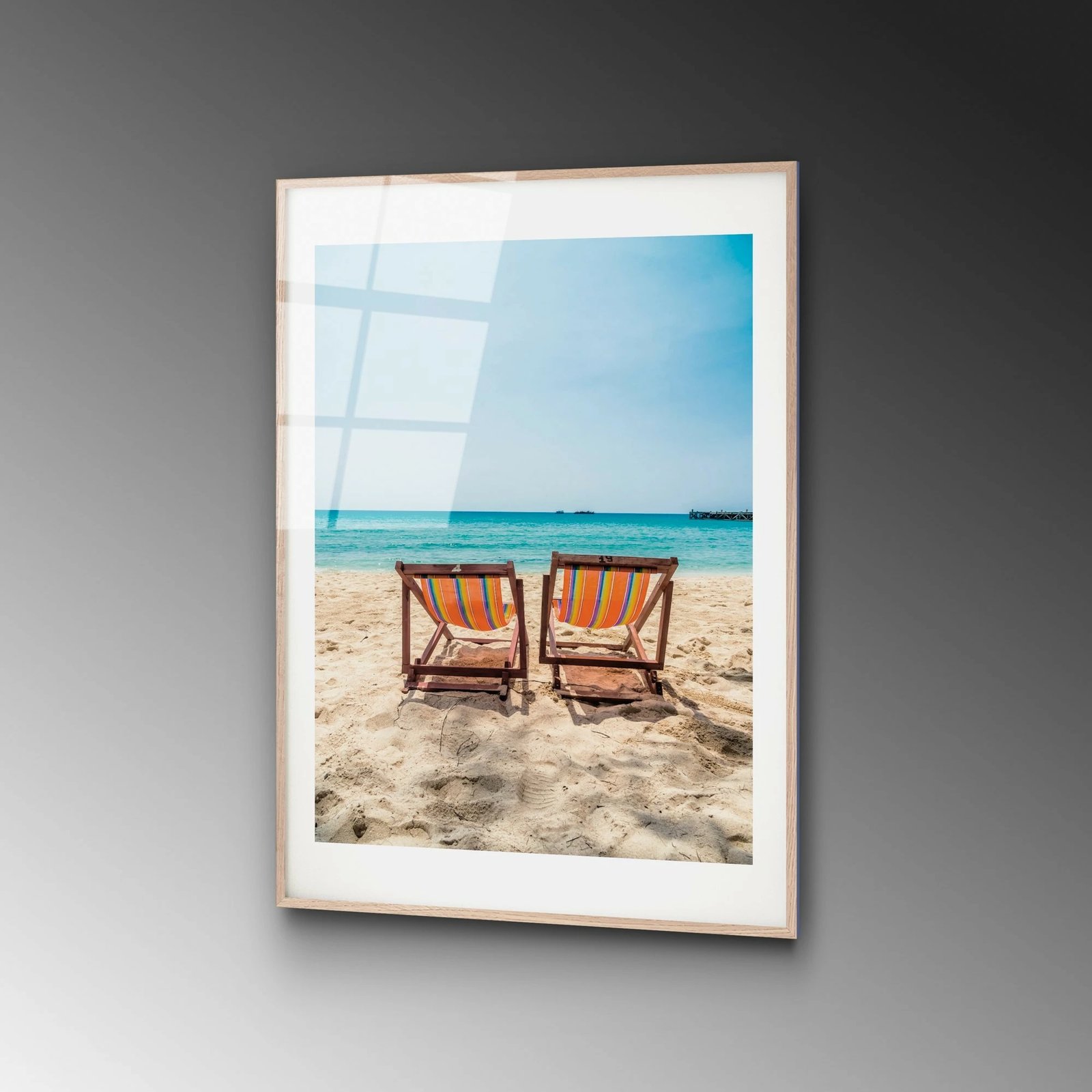 Pikturë dekorative prej xhami të temperuar, Wallity UV-1048, 30x45cm