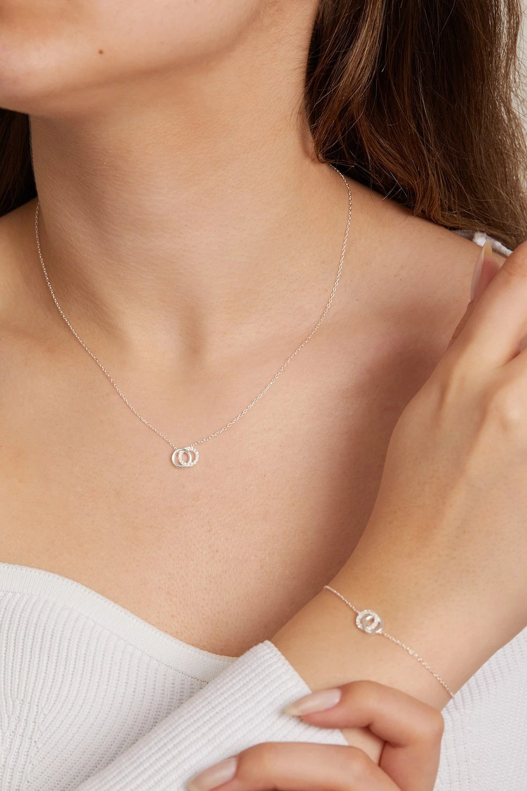 Set varëse dhe byzylyk argjendi Elika Silver, FASET85013